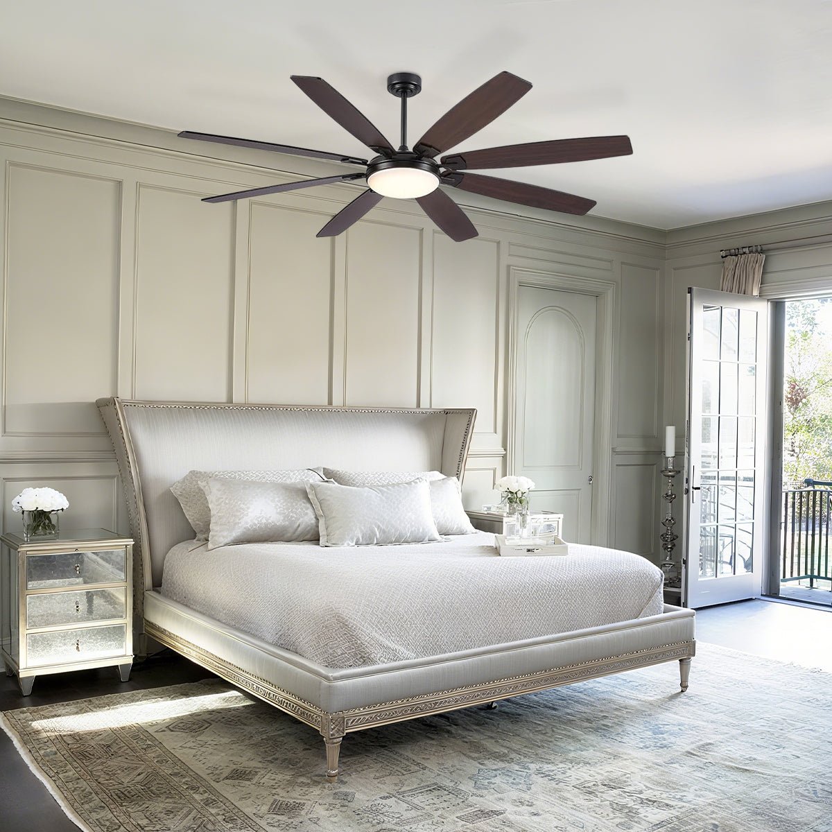 Zephyra Ceiling Fans with Lights 72" - Blushlighting