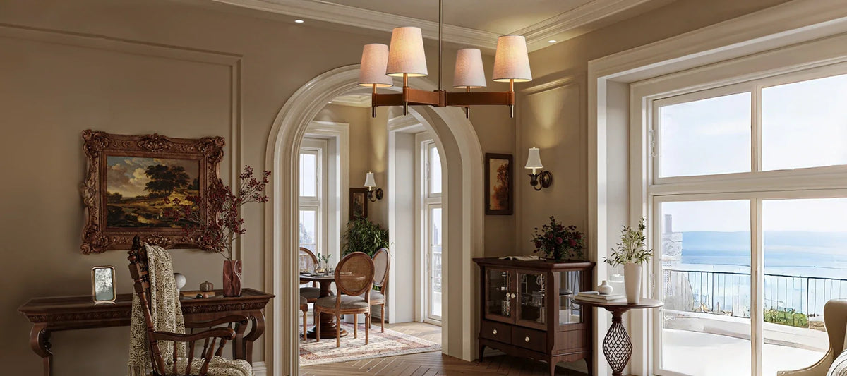Low-ceiling lighting: Flush mount, semi-flush or short-drop chandelier?