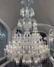 Luxury Classic 3-Tier Candles Crystal Chandelier