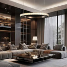 Drake Single-Ring Crystal Chandelier - view 14