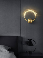 Blushlighting® Minimalist Luxury Crystal LED Wall Lamp for Bedroom, Hallway, Study image | luxury lighting | luxury wall lamps