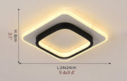 Blushlighting® Square LED Celling Light for Living Room, Study, Bedroom, Wardrobe image | luxury lighting | square ceiling lamps