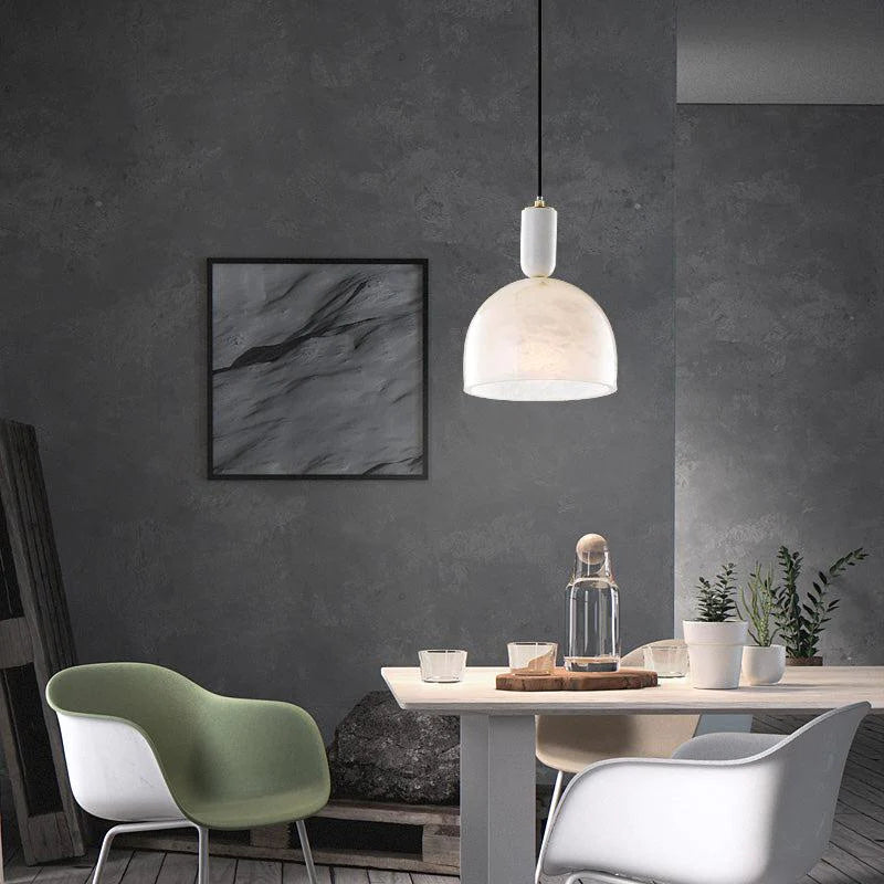 Mila Modern Alabaster Pendant Light For Living Room Pendant Light Kevin Studio Inc Size A