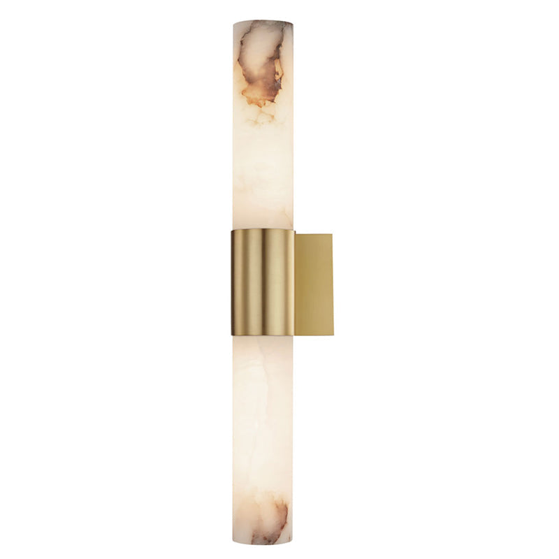 Lina Modern Minimalist Alabaster Wall Sconce for Hallway Wall Light Fixtures Kevin Studio Inc