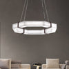 Blus Lighting Celine Retro Alabaster Living Room Chandelier, Round Lamp Lighting