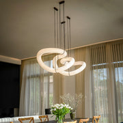 Blus Lighting Scarlett Designer Alabaster Pendant Light, Modern Inspired Chandelier