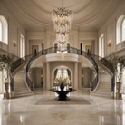 118" Cascading Crystal Tree Branch Chandelier