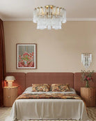 9 Light 20" Wide LED Lorelei Round Tiered Chandelier in Black Chain use for dining room American chandelier