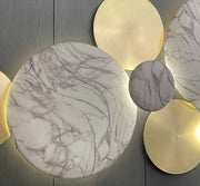 Blushlighting® Luxury Marble Wall Lamp in Futuristic Style, Living Room, Bedroom image | luxury lighting | marble wall lamps