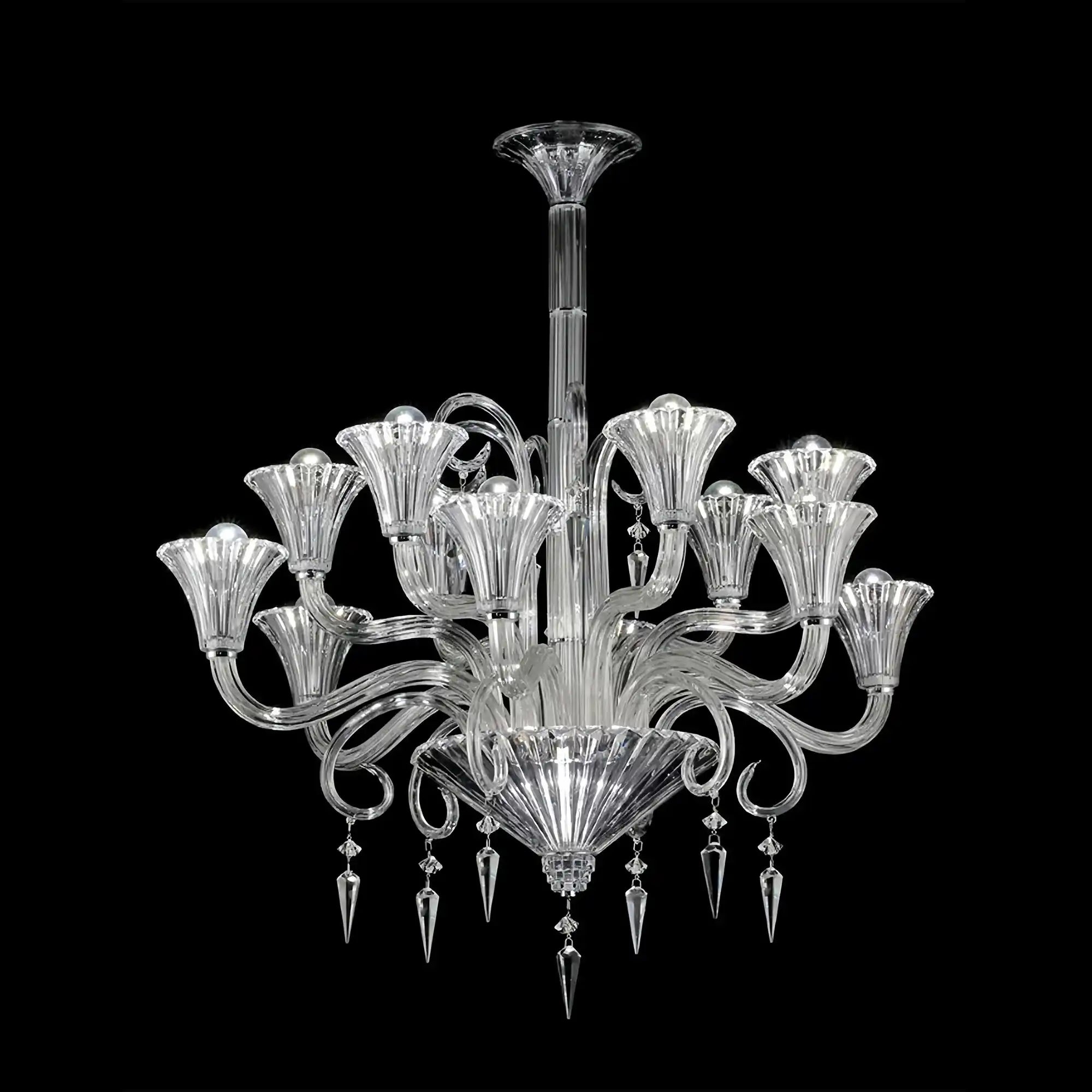 12 Lights Crystal Lighting - Blushlighting