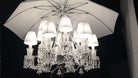 12 Lights Crystal Lighting with Umbrella - Blushlighting