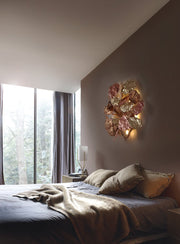 Blushlighting® Creative Wall Lamp in the Shape of the Maple Leaves, Living Room image | luxury lighting | maple leaves wall lamps