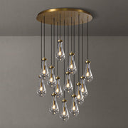 Silas Modern Raindrop Round Chandelier For Living Room 47"-21-Lights