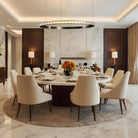Drake Single-Ring Crystal Chandelier - view 17