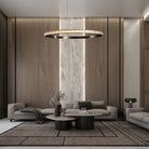 Drake Single-Ring Crystal Chandelier - view 18