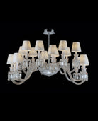 16 Lights Oval Lighting with Lampshades - Blushlighting