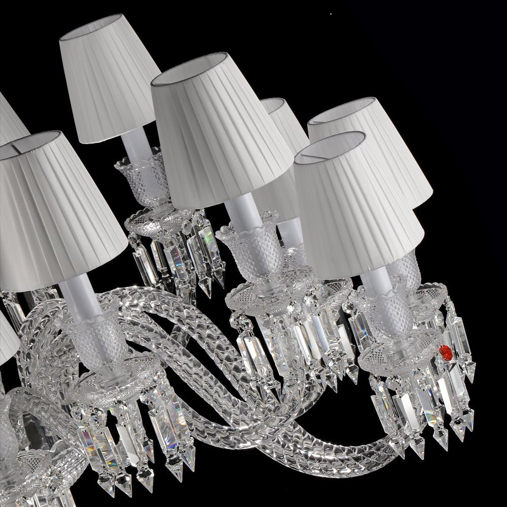 16 Lights Oval Lighting with Lampshades - Blushlighting