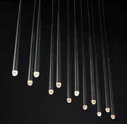 Aquitaines Linear Chandelier Light 60"