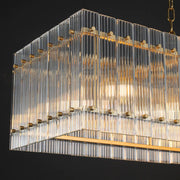 Cassius Modern Glass Chandelier For Living Room, Over Dining Table