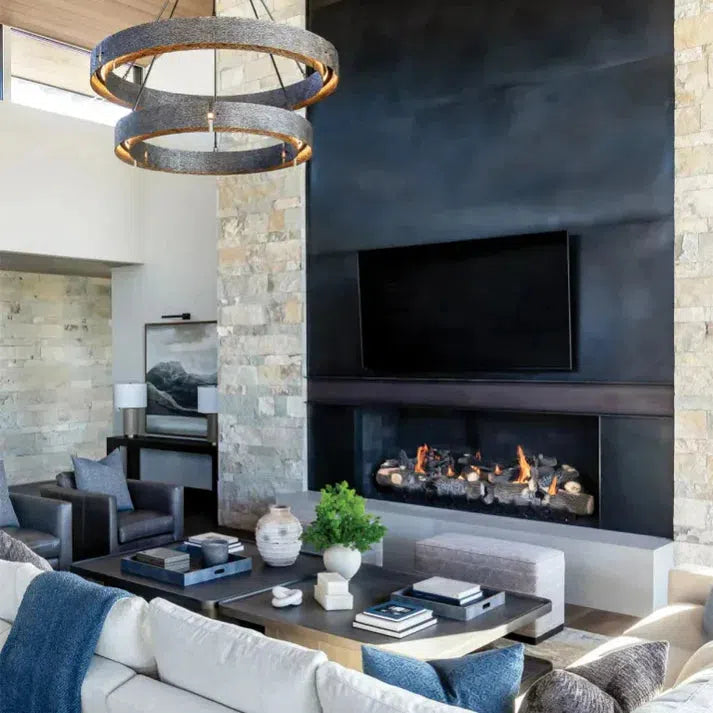 Veuvery Round Chandelier D36"