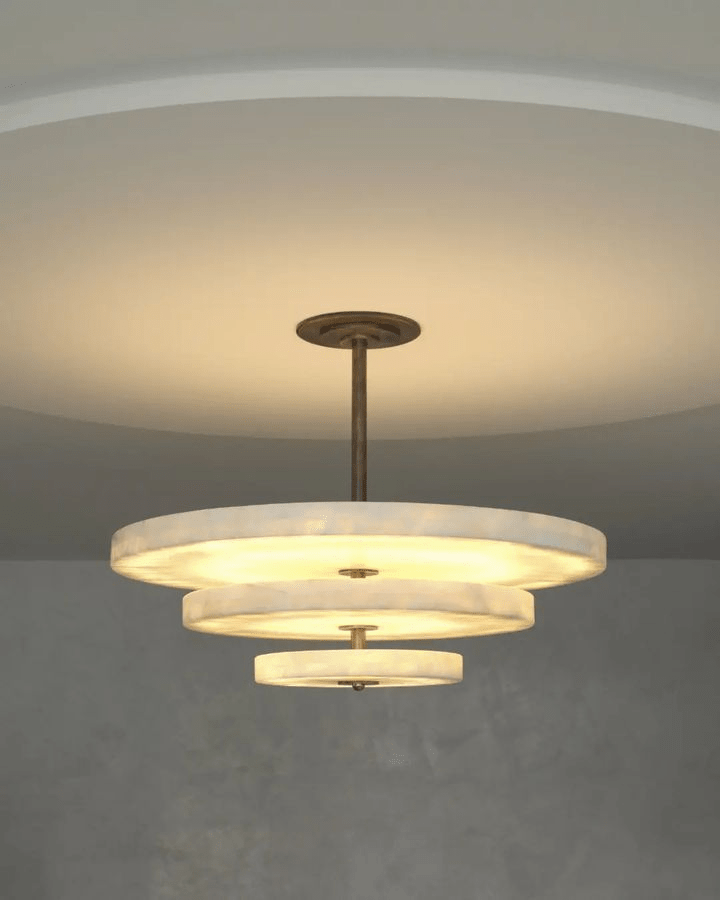 Ice Queen Alabaster Chandelier - Blushlighting