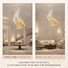 Swaying Leaves Chandelier - Vakkerlight