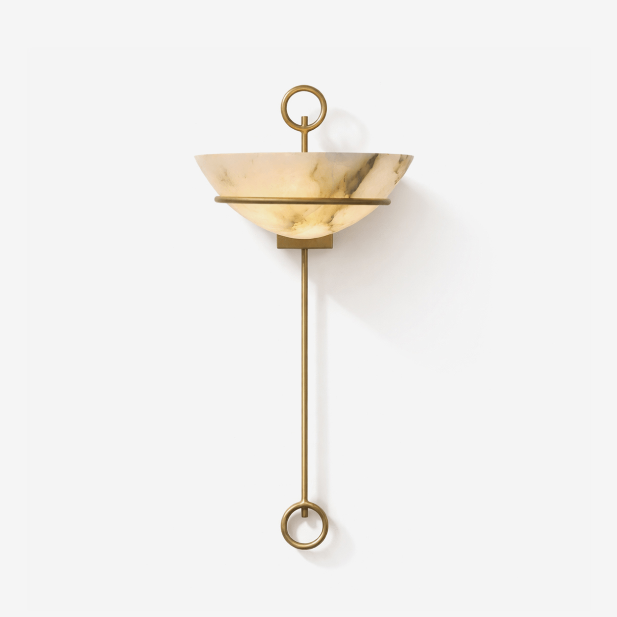 Tether Alabaster Wall Light by Blush Lighting