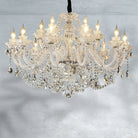 Luster Gaze Veridian Grandeur Crystal Chandelier - Background Shot