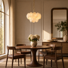18" Round Alabaster Chandelier