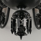 18 Lights Black Crystal Lighting - Blushlighting