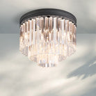 1920s Odaon Flushmount 20‘’-Flushmount 20''-Matte Black-