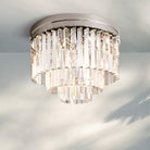 1920s Odaon Flushmount 20‘’-Flushmount 20''-Polished Nickel-