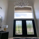 19th C. Rococa Iron & Crystal Round Chandelier 40"-