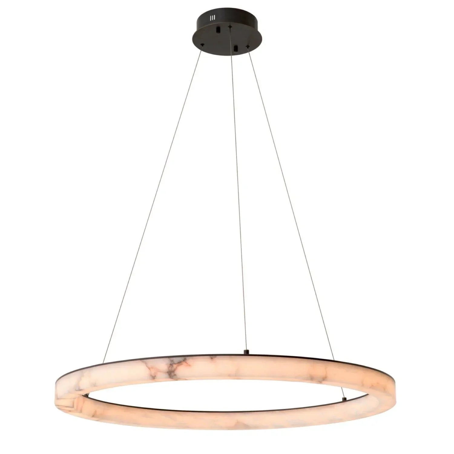 Audrey Modern Round Living Room Alabaster Chandelier Chandelier Kevin Studio Inc