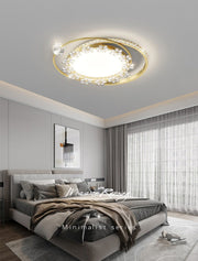 Blushlighting® Luxury Circle LED Chandelier For Living Room, Dining Room, Bedroom image | luxury lighting | circle chandeliers