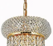 Blus Lighting Philomen French Empire Crystal Chandelier