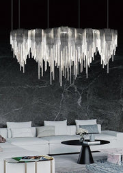 Modern Italian Style Tassel Art Chandelier Creative Light Fixture for Living/ Dining Room/ Cafe/ Show Room