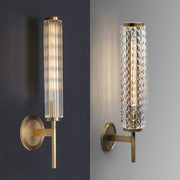 Blushlighting® Luxury Glass Copper Wall Sconce for Bathroom, Living Room image | luxury lighting | glass wall lamps | luxury decor