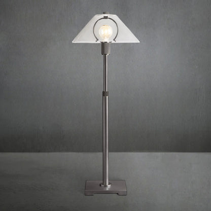 Utilitaive Glass Shade Table Lamp