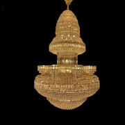 Extra Large European Empire  Crystal Chandelier in Gold Finish for High-ceiling Room
