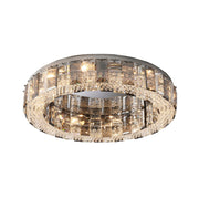 Blushlighting® Loano | Modern Gorgeous Drum Ceiling Crystal Chandelier