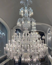modern extra large affordable golden luxury gorgeous stunning engaging applicable proper fitting good enough requisite enthralling interesting bling bling a real head turner user friendly crystal chandelier for foyer/big hallway/high ceiling living room/duplex/villa
