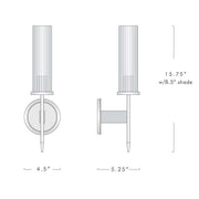 Alouette Wall Sconce - blushlighting