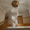 12/15/18/21/24-Light Spiral Crystal Chandelier