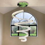 Spiral Crystal Chandelier