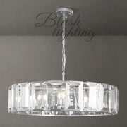 Hoden Modern Crystal Round Chandelier For Living Room, Luxury Chandelier