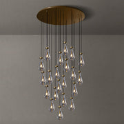 Silas Modern Raindrop Round Chandelier For Living Room