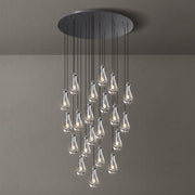 Silas Modern Raindrop Round Chandelier For Living Room