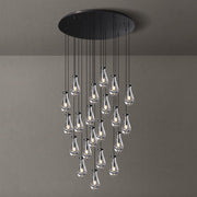 Silas Modern Raindrop Round Chandelier For Living Room