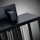 21" Gold Outdoor Wall Sconce with Glass Shade - GoldBlushlighting